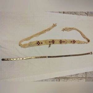 2 Vintage belts